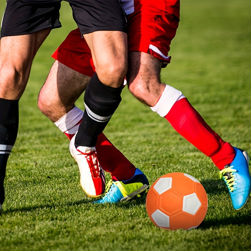 Unisex voetbal voor volwassenen, maat 4 - PU-materiaal, machinaal genaaid, duurzaam voor 14+, ideaal voor training en oefening.