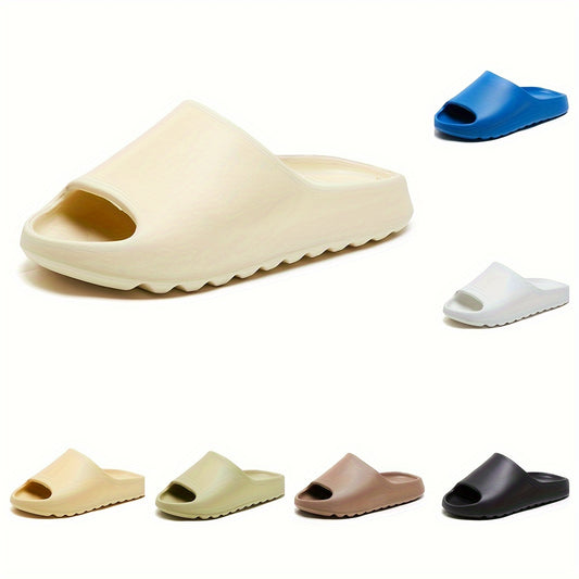 Herenmode-slippers, Casual Antislipslippers, Schoenen Met Open Neus Voor Binnen-buitenstranddouche, Lente En Zomer