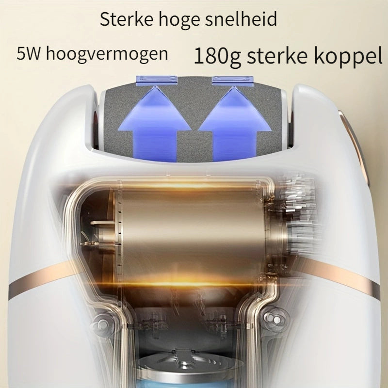 1pc Elektrische Voetvijl, Oplaadbare Dikke Leer Polijst Voetvijl, Voetvijl